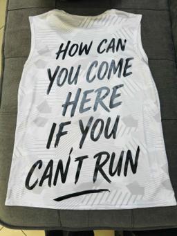 Custom slogan vest