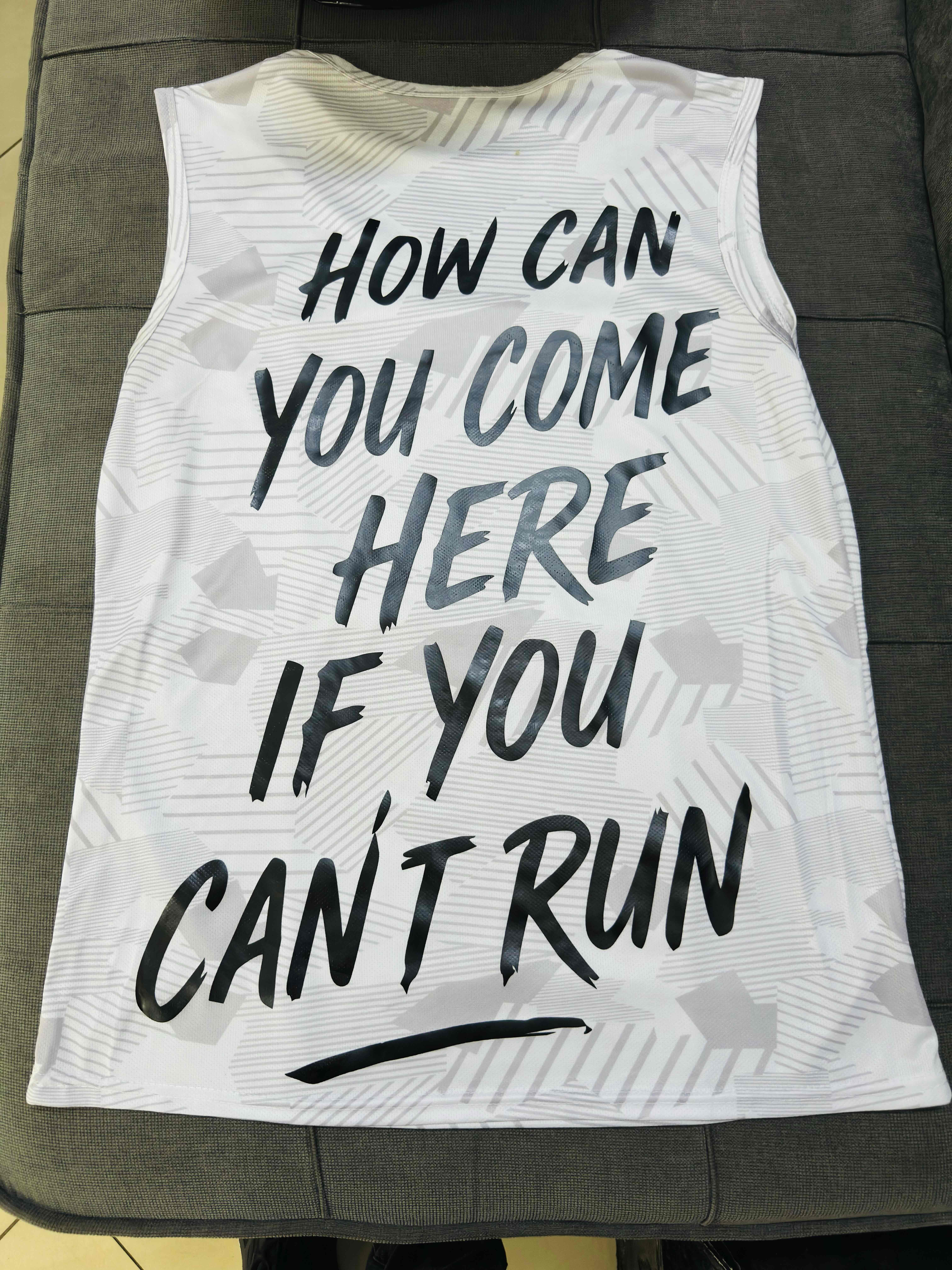 Custom slogan vest